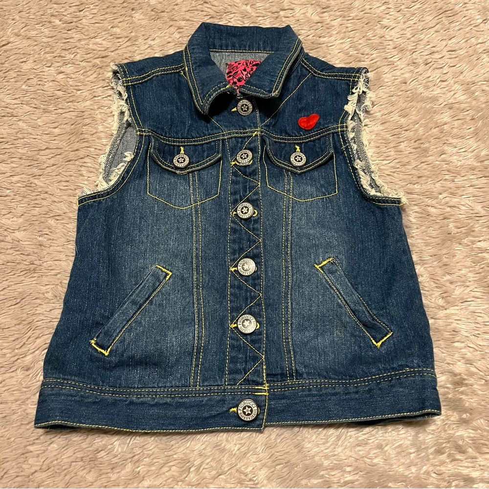 Vintage Fiorucci denim vest juniors